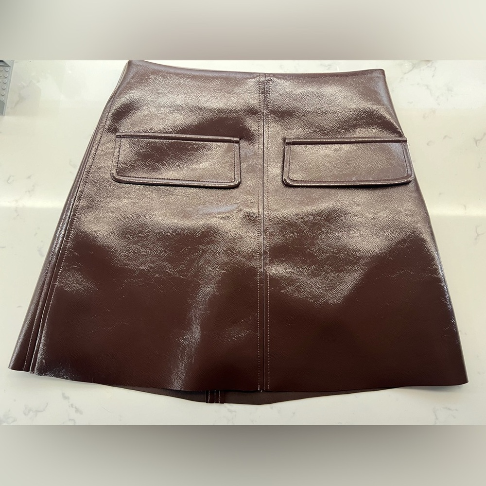 HM coated mini skirt - Picture 5 of 7